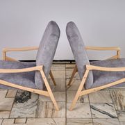 Paire de fauteuils conçus par J. Jiroutek, TON Tchécoslovaquie, années 1960, Vintage