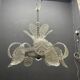 Large Murano Glass Leaf Chandelier attributed to Barovier & Toso, Ital