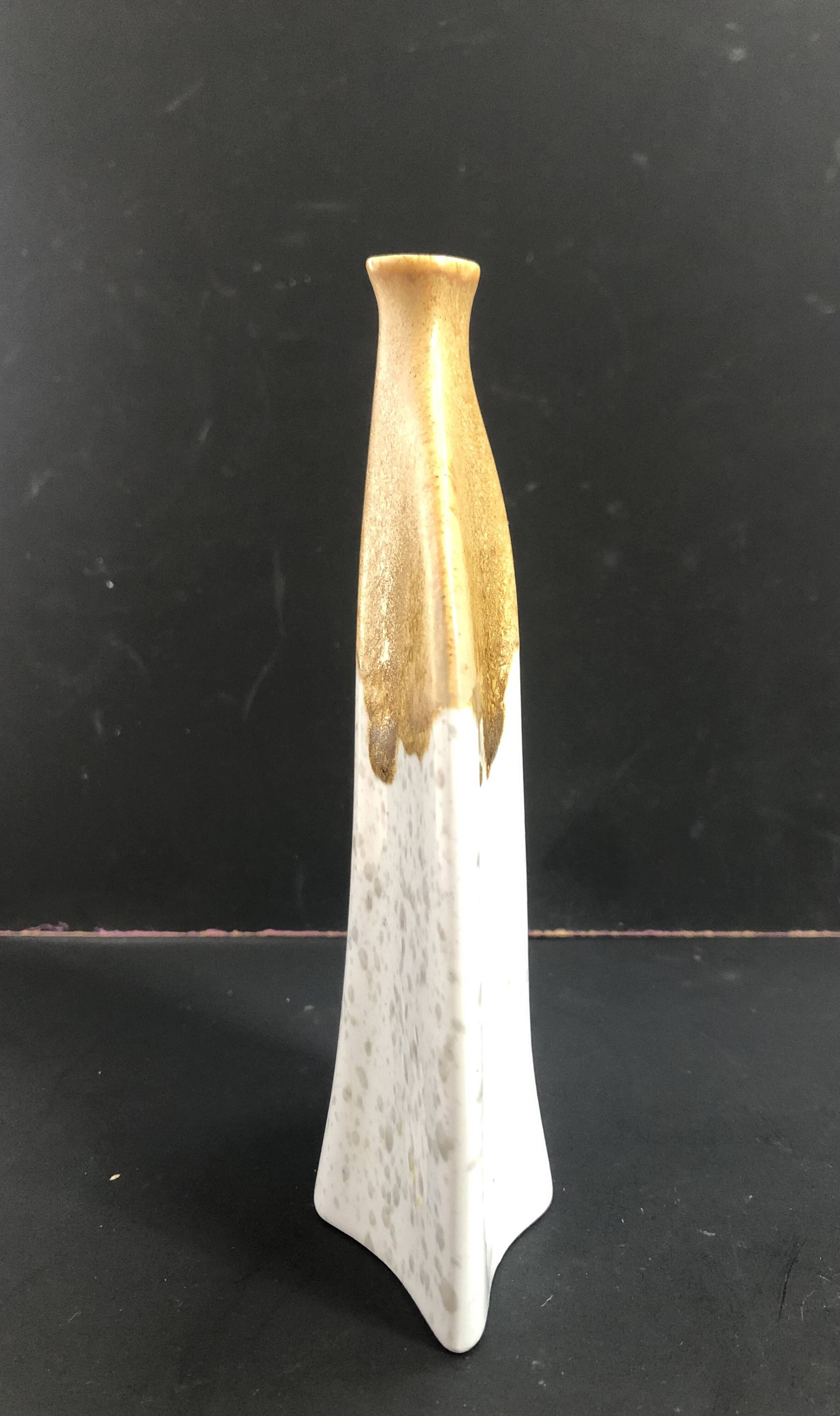Modern sgrafo vase by Peter Müller, Germany
