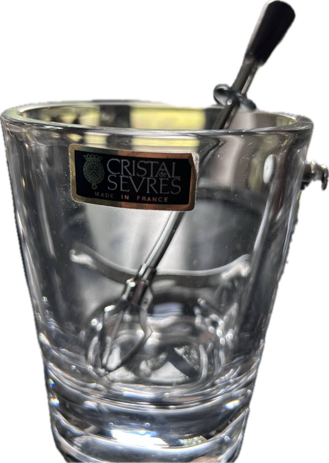 Sèvres crystal ice bucket