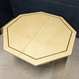 Table laquée blanc Eric Maville