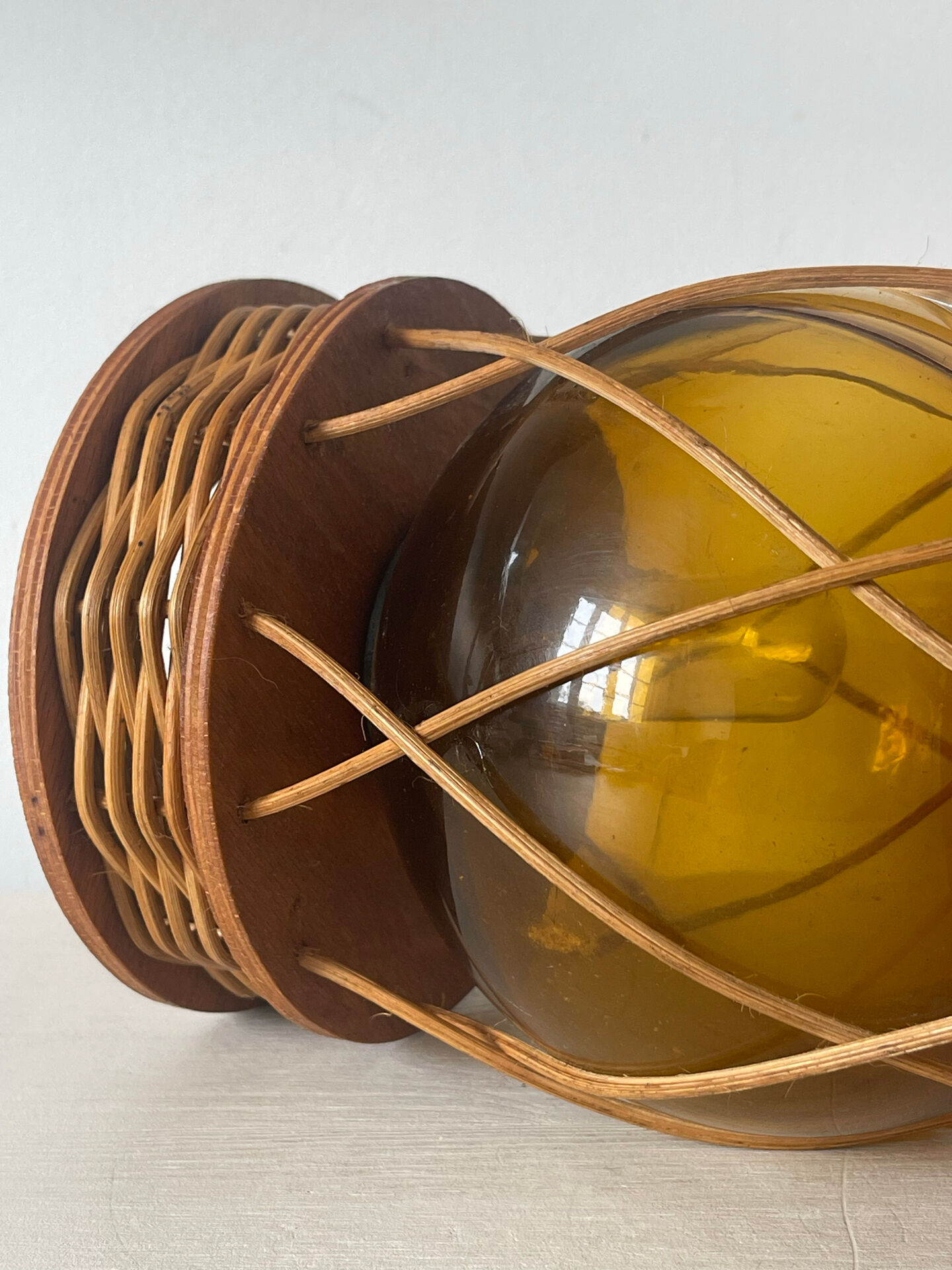 Lampe artisanale 1970