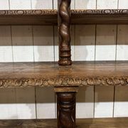 Bibliothèque de boiserie en chêne et sapin début XXème