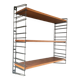 Tomado shelf from the 60s in teak and metal