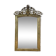 Miroir époque Napoléon III à fronton à la feuille d'or