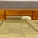 Bureau style Louis XVI, marqueterie de bois précieux