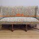Important Estate Bench with Floral Fabric, Louis XIV Period – Early 18th Century