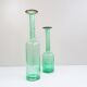 Vases bouteilles en verre vert de Villeroy et Boch