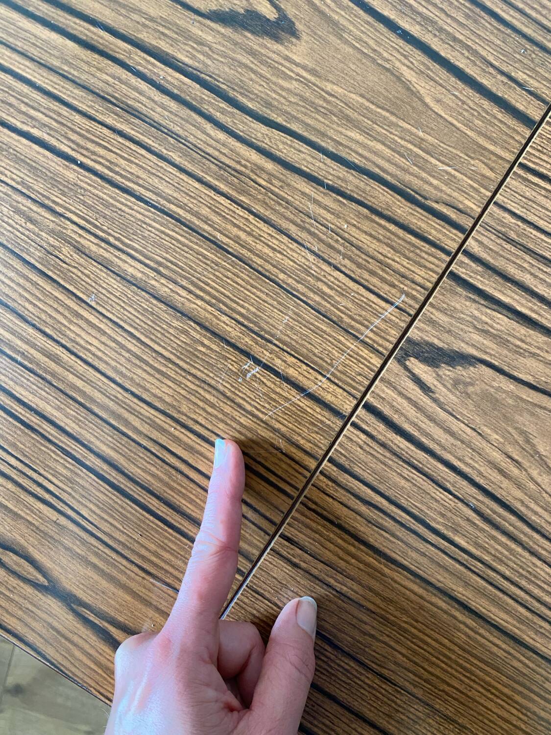 Formica folding table and two petal chairs from the 70s