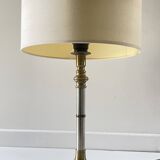 70s lamp with wood effect lampshade