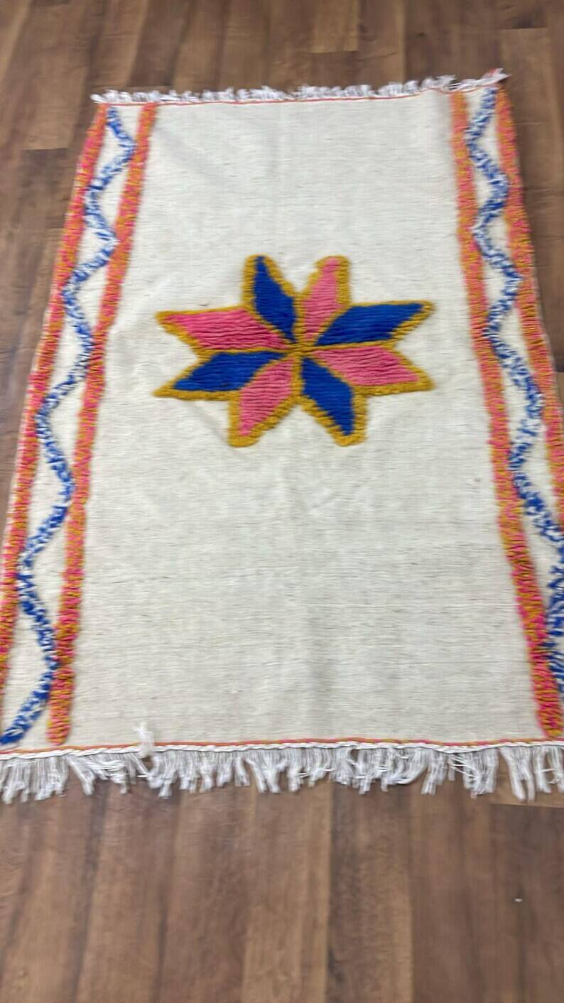 Vintage Moroccan kilim rug 150/250cm