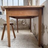 Oak veneer desk 1950
