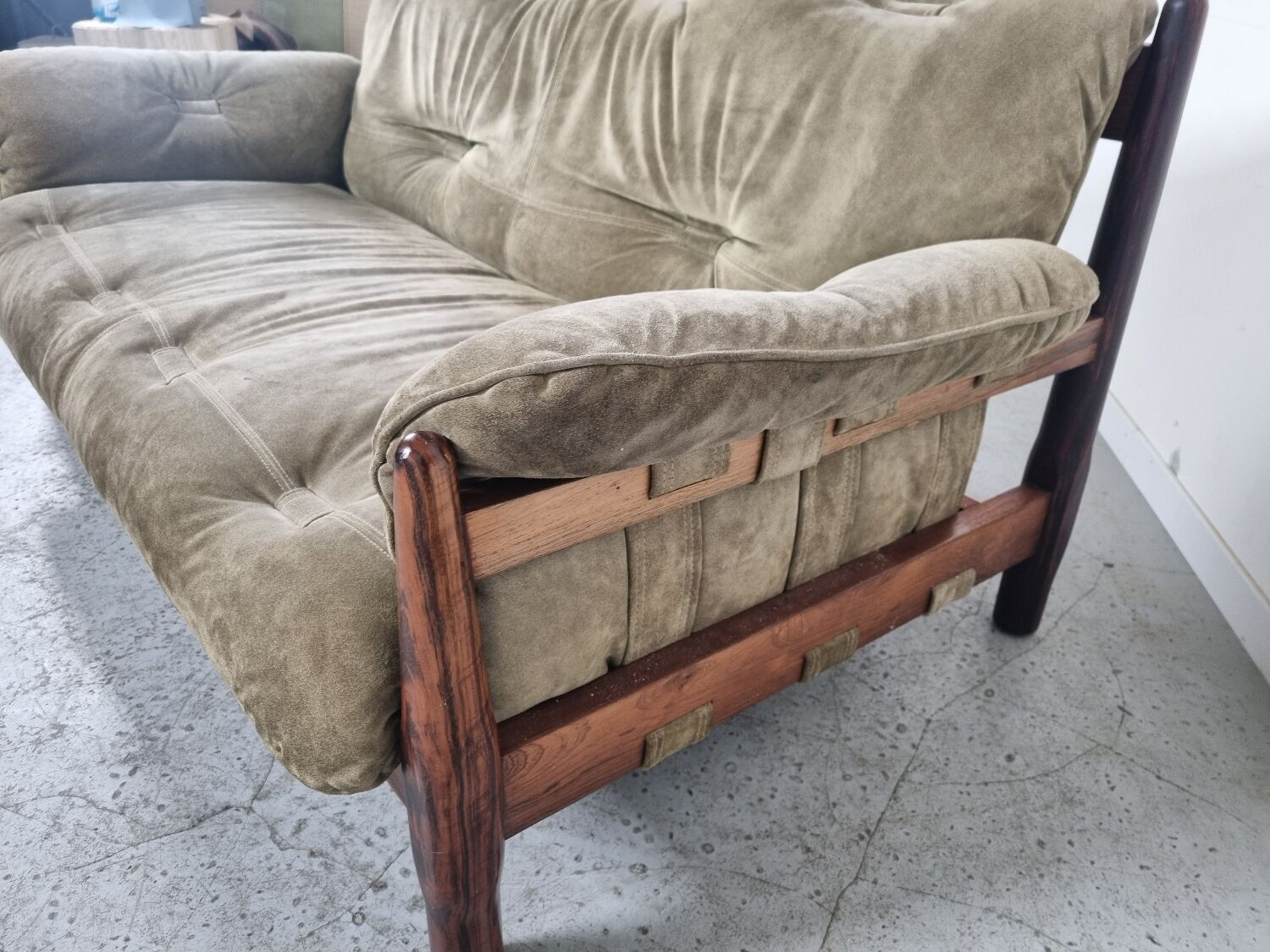 Brazilian rosewood sofa 70s
