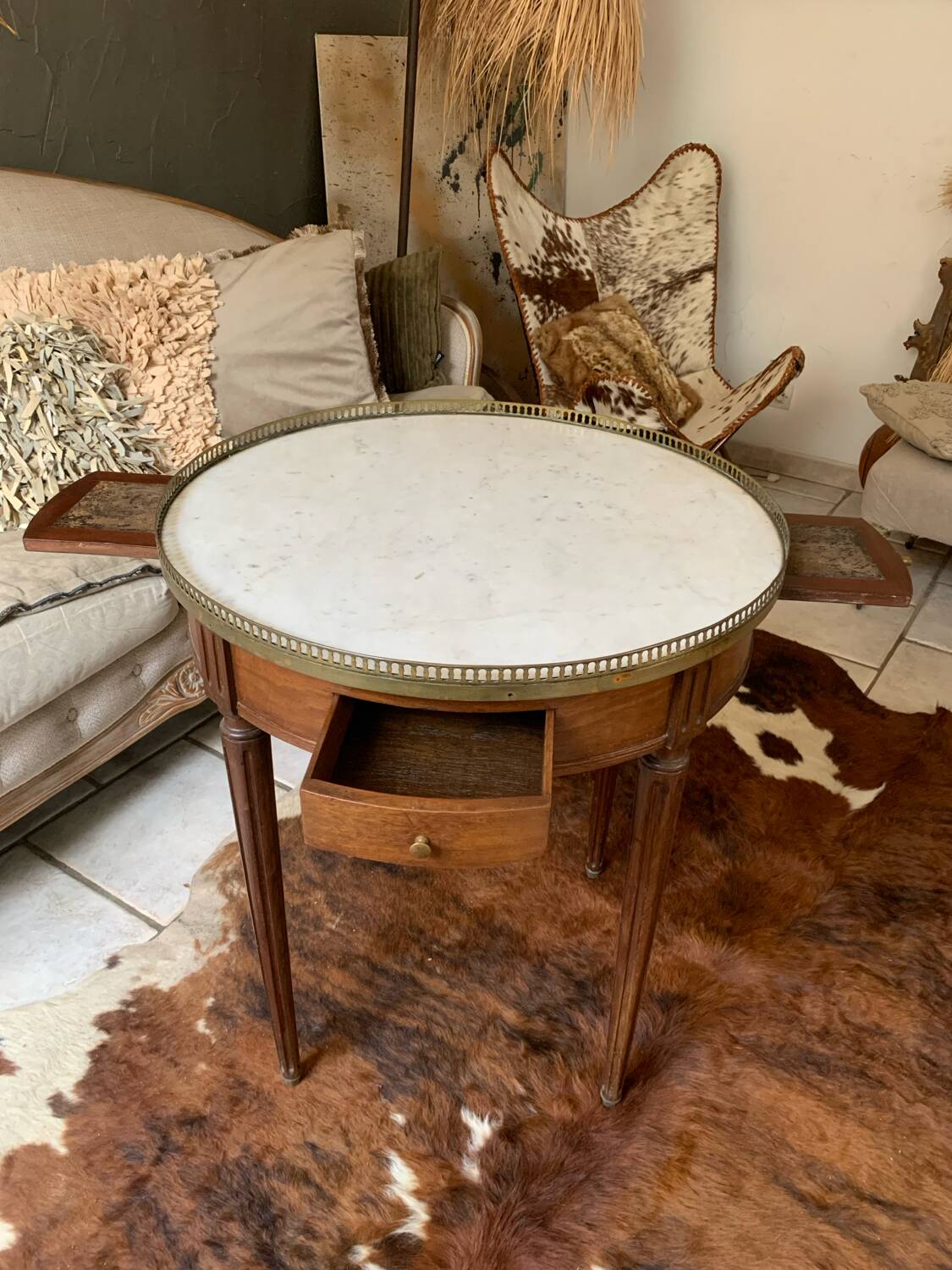 Table d’appoint en marbre