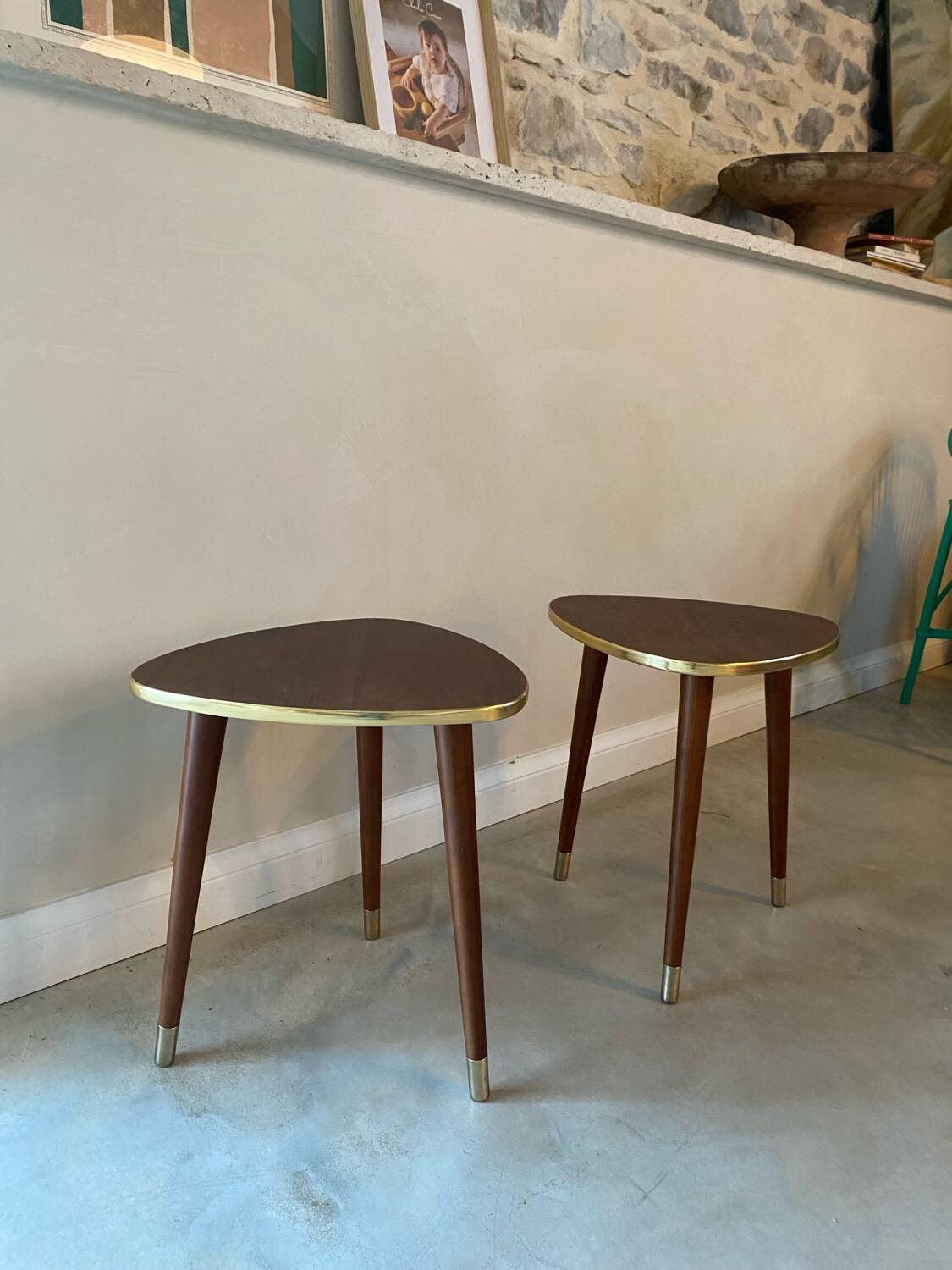 Bedside table, Scandinavian plant stand