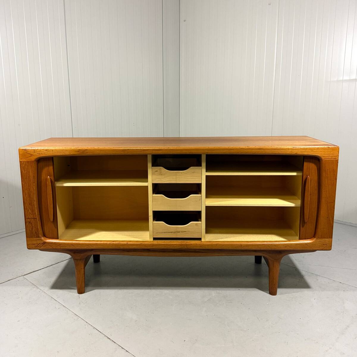 Johannes Andersen oak sideboard for Silkeborg, Denmark 1960’s