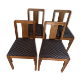 Lot 4 chairs Saddier and his Sons