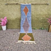 Moroccan runner rug 300cm x 70cm