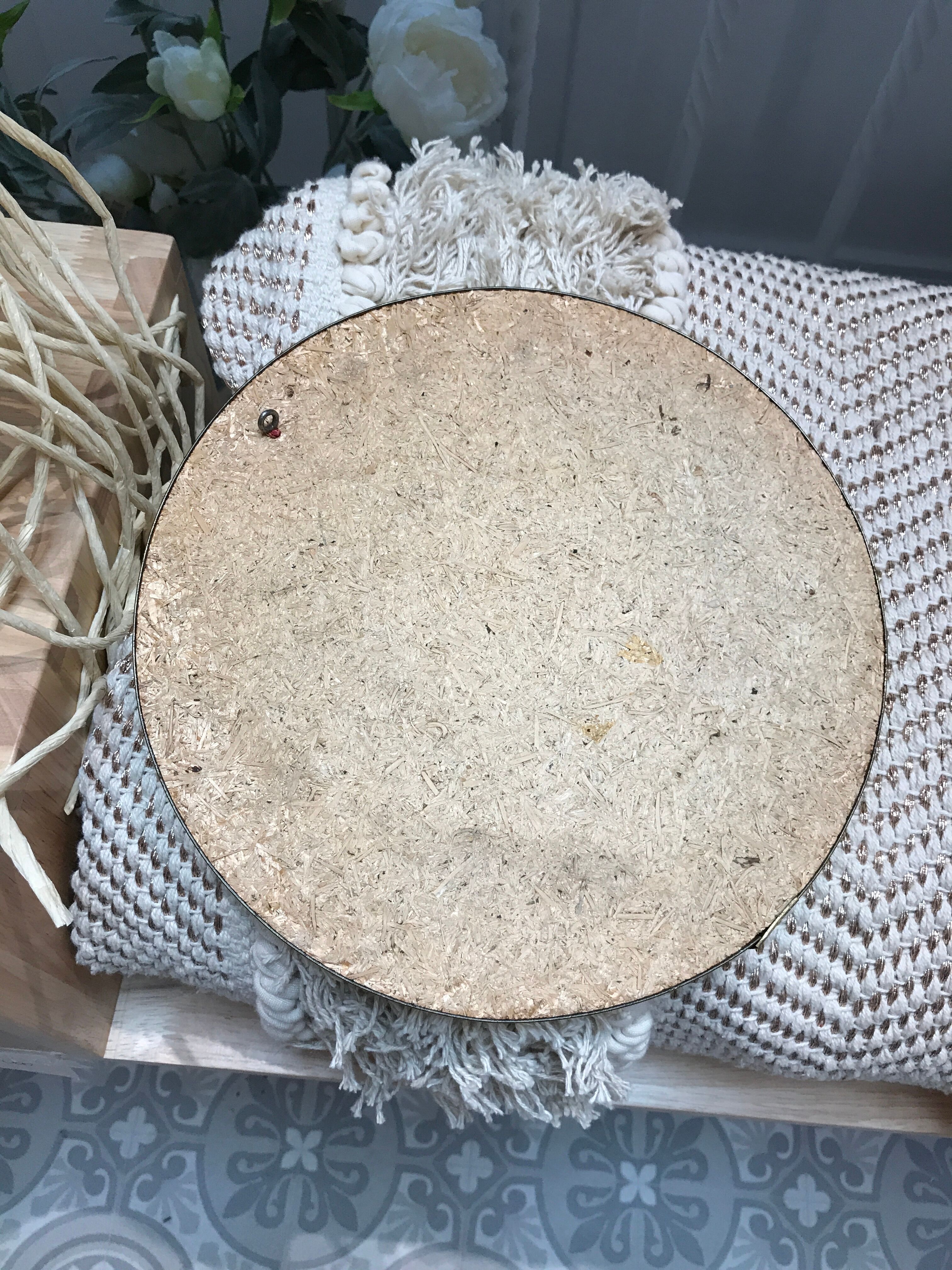 Vintage round mirror