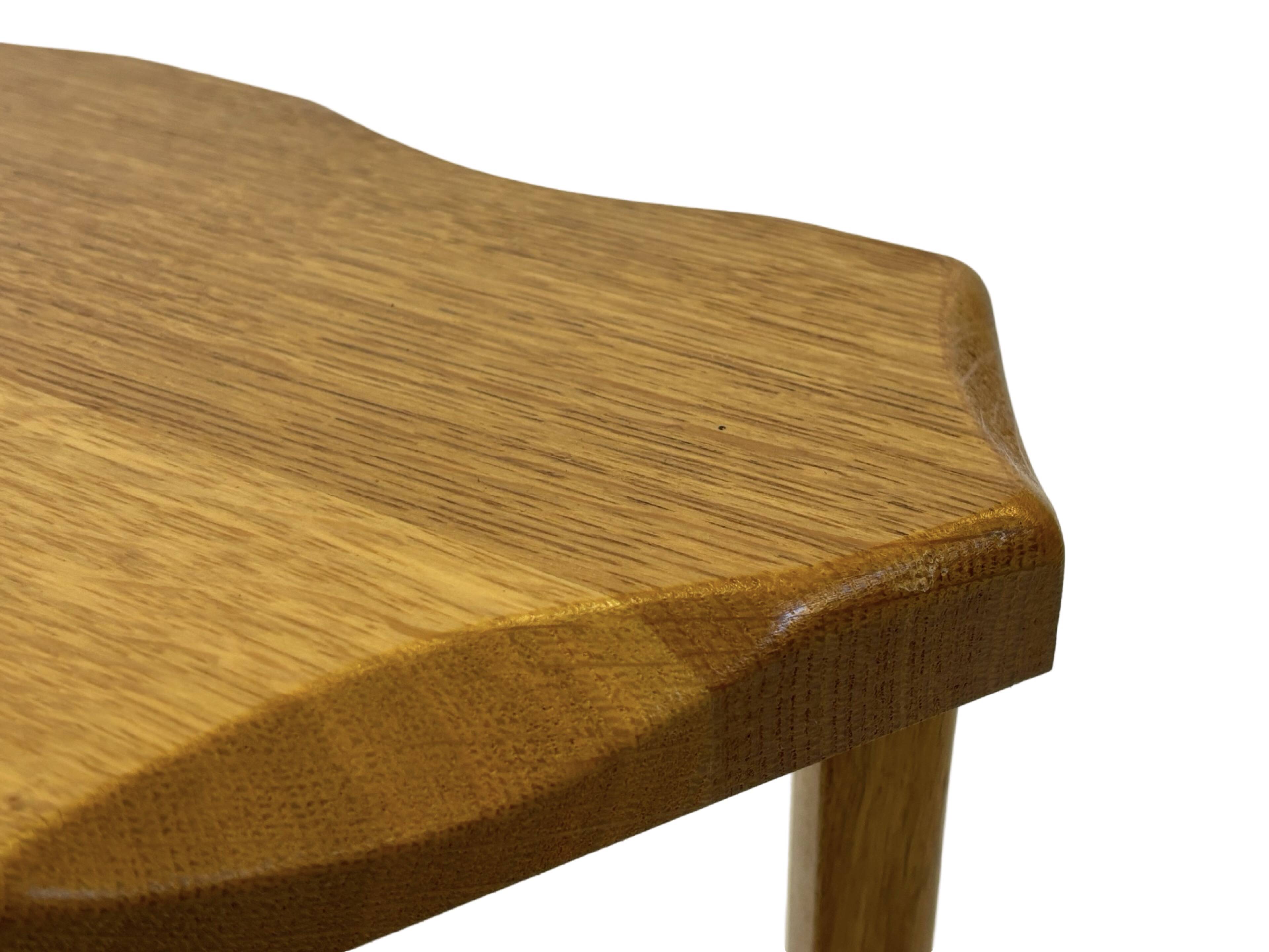 Vintage Scandinavian side tables made of solid wood circa 1970s