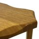 Vintage Scandinavian side tables made of solid wood circa 1970s