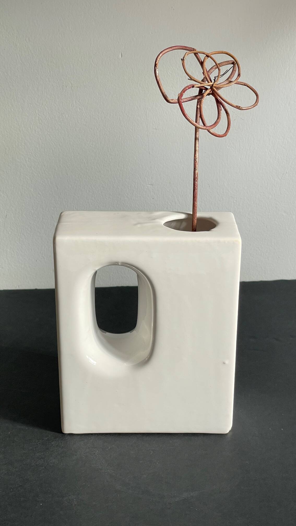 1980s Ceramic Design Vase