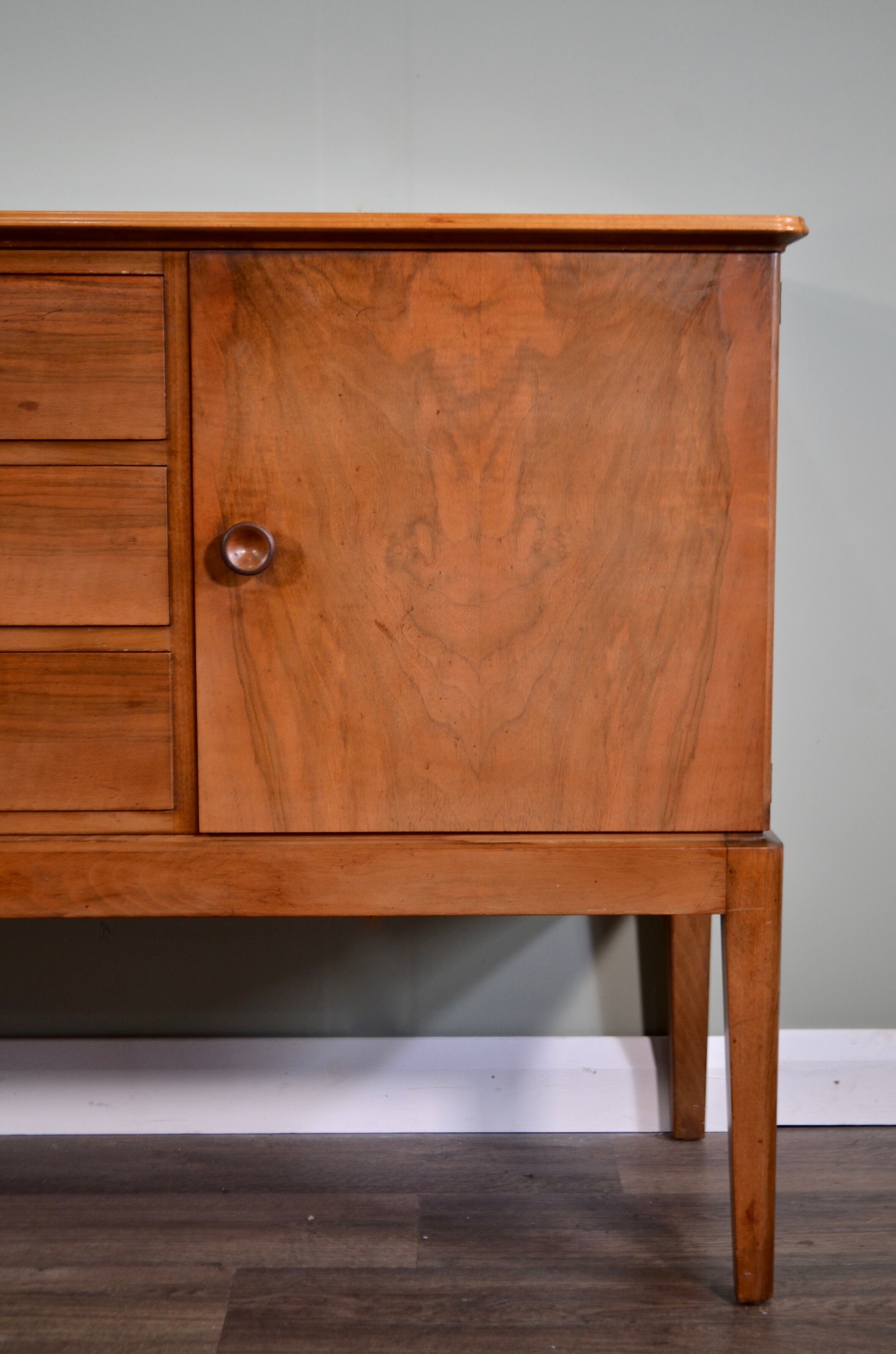Midcentury Gordon Russell for Heal's Walnut Sideboard. Vintage / Modern / Retro / Danish / Scandinavian style.