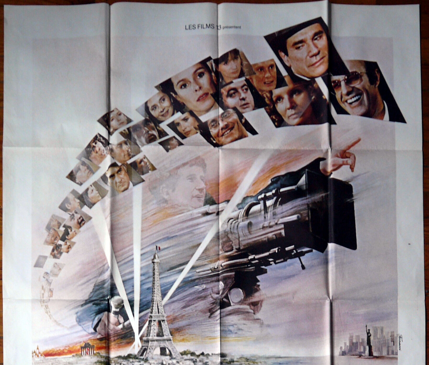 Original cinema poster "the uns and the other" claude lelouch
