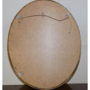 Vintage Oval Gold Mirror