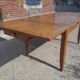 Extendable table in solid oak - French Reconstruction style 1950