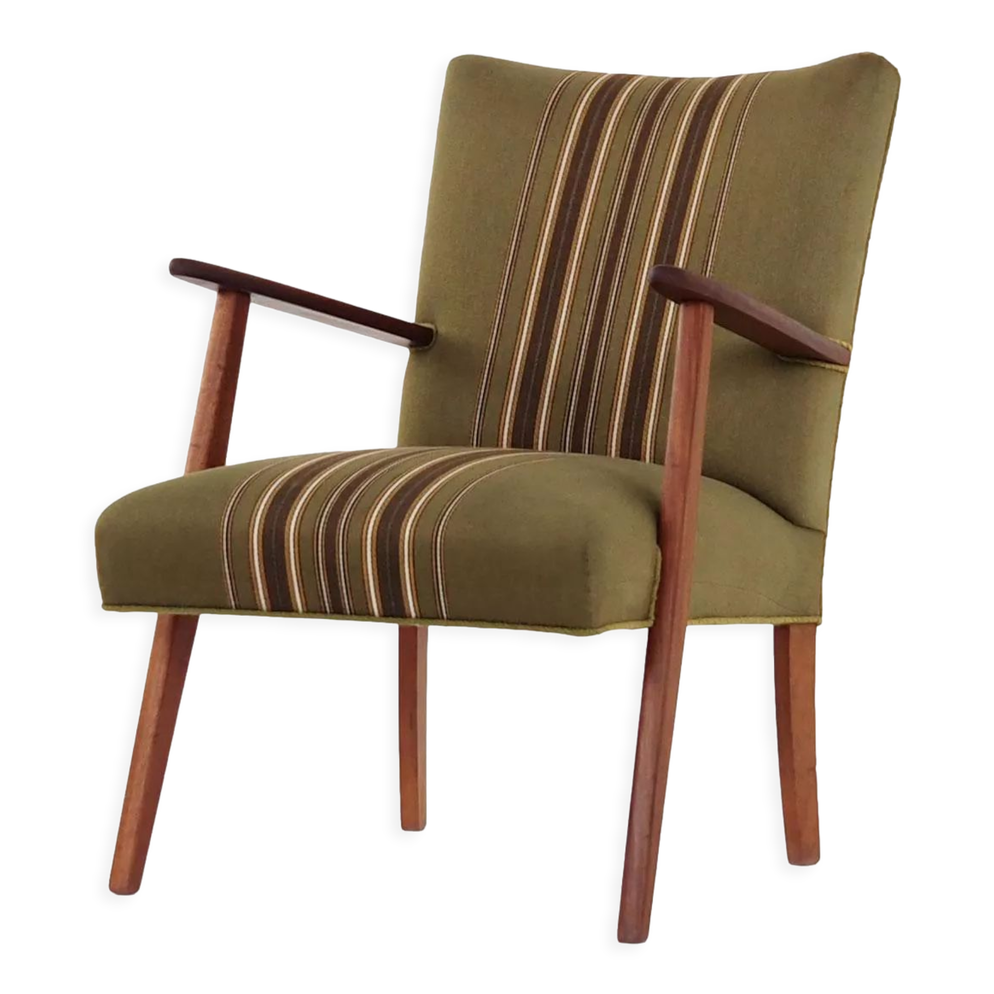 Armchair, teak construction, Scandinavian design of the 70s