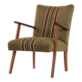 Armchair, teak construction, Scandinavian design of the 70s