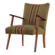 Fauteuil construction teck design scandinave des années 70