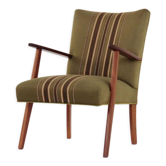 Armchair, teak construction, Scandinavian design of the 70s