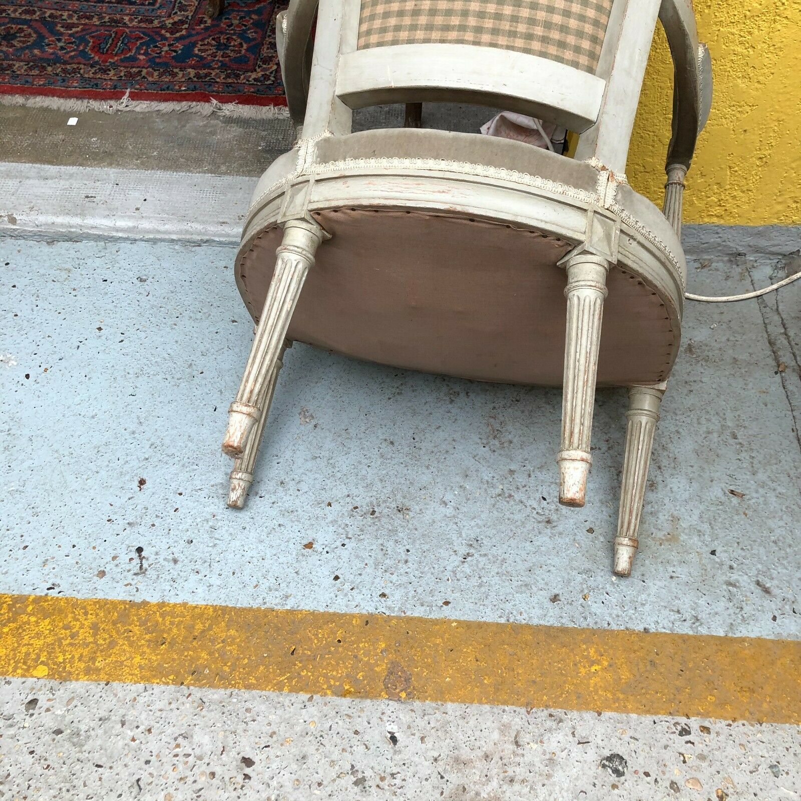 Pair of Louis XVI-style lase chairs