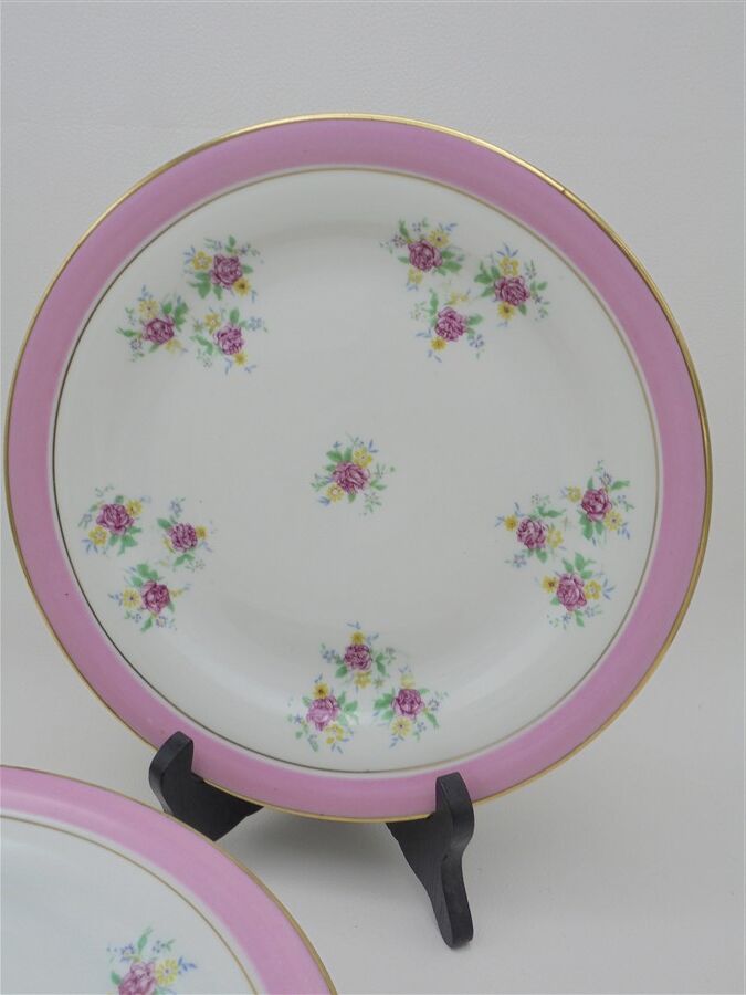 Set of 8 porcelain plates