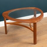 Table basse en teck, nathan 1960