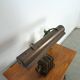 Lampe de bureau en bronze, lampe de banquier
