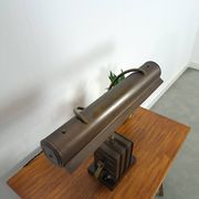Lampe de bureau en bronze, lampe de banquier