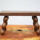 Wooden stool, small beaded foot stool, plant holder