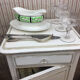 Old sauce boat made in France Digoin Sarreguemines