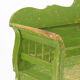 Painted Rustic Farmhouse Folk Art Wooden Bench