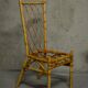 Table et chaise en rotin et bambou