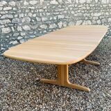 Scandinavian Design Extension Table 1960/70 In Solid Beech
