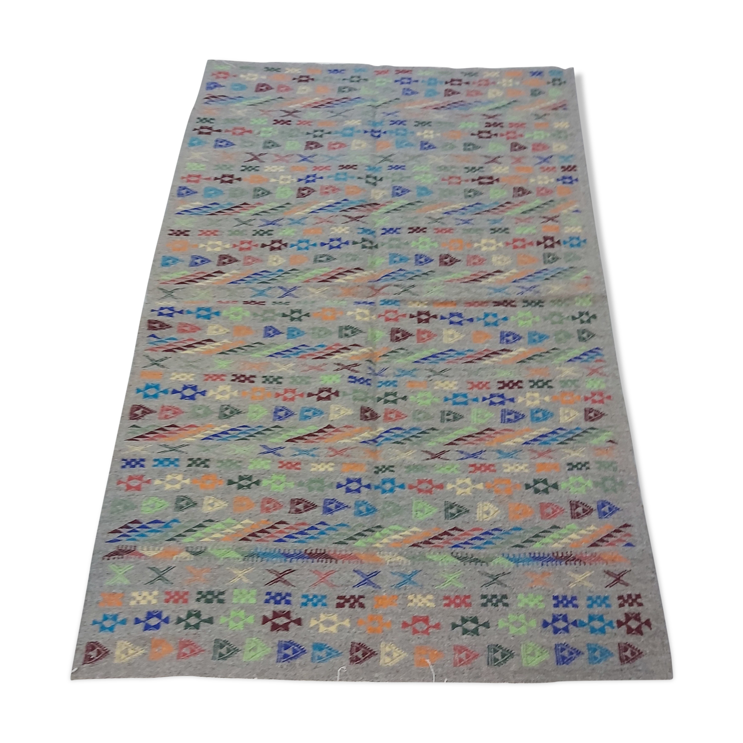 Tapis ethnique multicolore 130x207cm