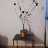 Dame Jeanne 2l old woven wicker rattan