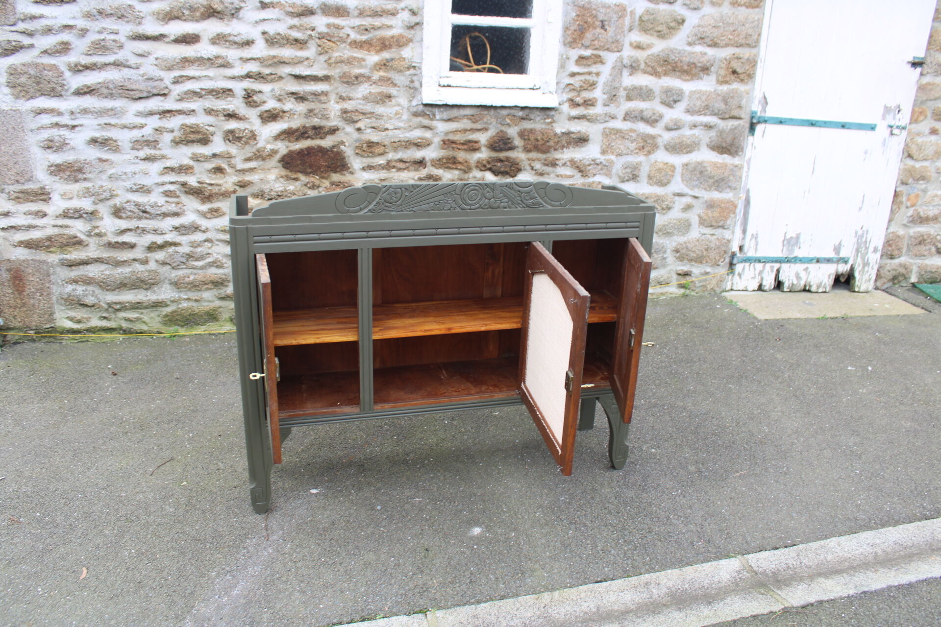 Vintage art deco canning buffet