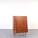 Mid-Century Danish Teak Chest of Drawers, 1960s.