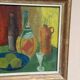 Original Swedish Oil on Panel – “Nature Morte” by Svän Grandin – Signed – Vintage & Framed