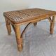 Petit banc en rotin et osier – années 1960